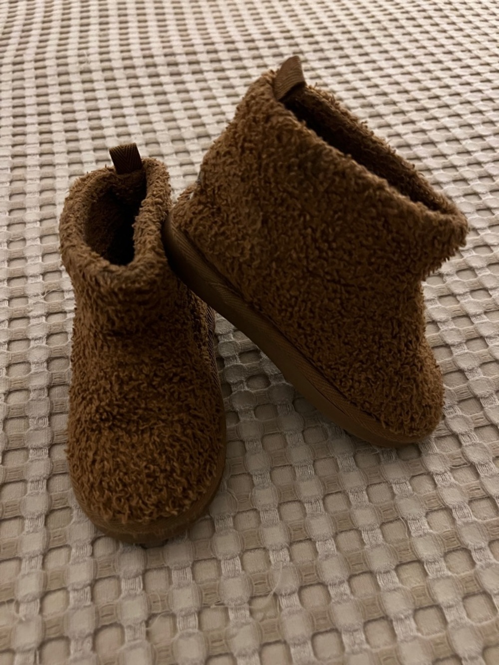 BearPaw Kids Brown Sherpa Booties